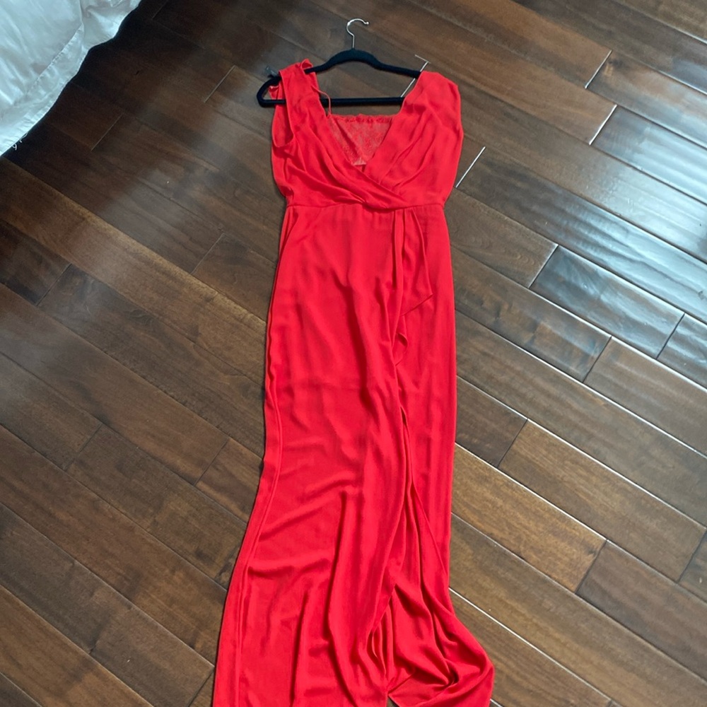 BCBG Red long dress